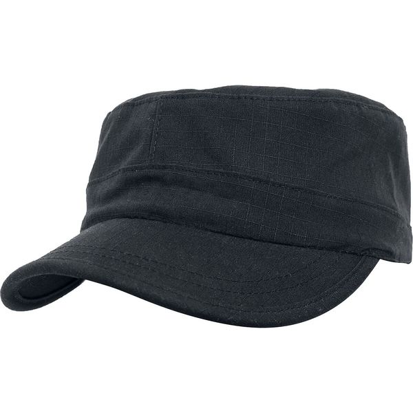 Flexfit Adjustable Top Gun Ripstop Kappe, Black, One Size