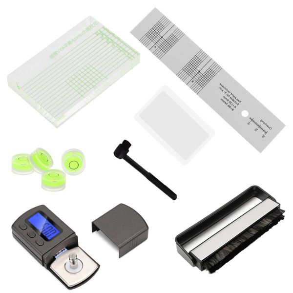 Professional For Digital Turntable Stylus Force Scale Gauge Alignment Protractor Azimuth Turntable Tools Record Playe Turntable Tools