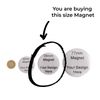 NIGEL FARAGE - MAKE BRITAIN GREAT AGAIN - ROUND TEXT - 58mm Large Fridge Magnet