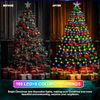 Christmas Tree String Lights 160 LED Waterfall Color Changing for Indoor Outdoor
