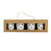 Buzzing Bumblebees Egg Cups Set - Pack of 4 Ceramic Egg Cups/Holders Kitchenware/Shot Glasses Drinkware Boxed Gift/Present