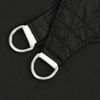 vidaXL Awning Oxford Fabric Triangular 4 x 5 x 6.4 m Black