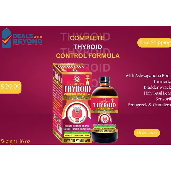Complete Thyroid Control Formula, Al Riyan, Hormone Balance & Metabolism, 16 oz