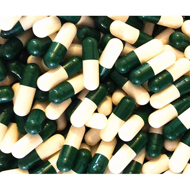 DR T&T 200 gelatin gelatine Capsules size 2 green white capsules EU products