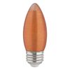2W =20W LED Candle Light Thread Amber Spun Chandelier C11 E26 Base Warm White