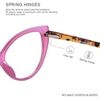Blue Light Blocking Glasses Computer Cat eye Clear Cat Eye Purple Frame