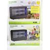Qty-2 IKI-520AE Insect Bug Mosquito Zapper Killer 120V Double Grid W/Remote