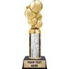 Crown Awards Baseball Masters Trophy - 11" Custom Baseball Masters Silver Trophy