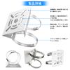 ANANXING Mounting Hardware Pole Security Camera Bracket Stand Housing, Cylindrical Column (Ready to Use, Full Set) (White, 1 Piece)
