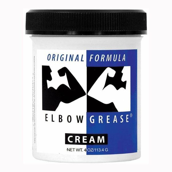 Elbow Grease Orginal Cream Oil Based Male Personal Lube Lubricant 4 oz Jar