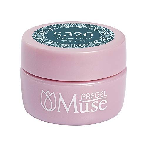 PREANFA PGU-S326 Muse Color Gel, Blue Hawaiian Frappe, 0.1 oz (3 g), Gel Nails