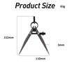 6 Inch Adjustable Lockable Steel Divider Wing Leather Compass