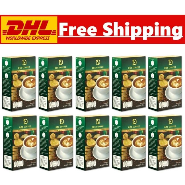 10x Dee Coffee Instant Arabica Collagen Weight Control Anti Aging Bone Health