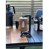 Maple Products Mini Light Slit Shade Spindle Wood Color