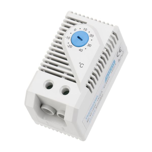 sourcing map Mechanical Switch Thermostat KTS011 Cabinet Temperature Controller -20-40°C Adjustable Normally Open (N.O) Temperature Control Switch