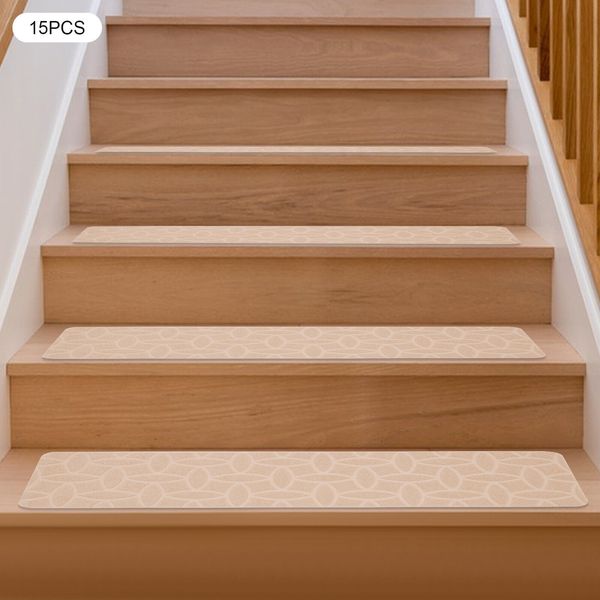 15*Camel Stair Treads Collection Indoor Skid Slip Resistant Carpet Self Adhesive