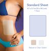 Biodermis Epi-Derm Keloid Standard Silicone Scar Sheets, Ideal for C-Section, Tummy Tuck, Cardiac Surgery Scars, Premium Grade Scar Sheets, Comfortable & Reusable, 4.7 x 5.7 in - Clear