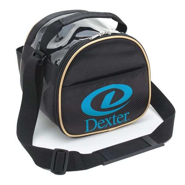 Dexter BX20 Ball Case Dexter Bowling Bag Single Bowling Equipment Bowling Goods (Black Blue)