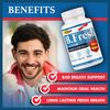 B.Fresh - Dental Probiotic Supplements | 2 Months Supply |Dental Probiotic for Bad Breath & Gum Care - 7 Billion CFU- Oral Health | Fights Bad Breath, Healthy Teeth & Gums | 120 Sugar-Free Capsules