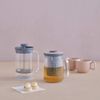 Stelton Brew-It French Press, 0.8 L, Grey/Light Grey
