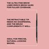 Ultra Fine Brow Liner 11-Coal