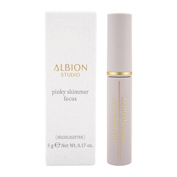 ALBION Studio Pinky Shimmer Focus 5g Highlight Pink Makeup Cheek Gel Cream Cheek Birthday [Gift Wrapping Available]