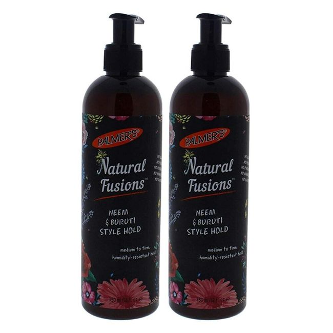 Palmer's Natural Fusions Neem and Buruti Style Hold, 12 Ounce 2 Pack