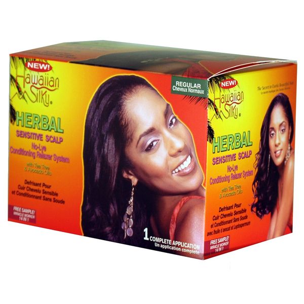 Hawaiian Silky Herbal Relaxer System - Regular 1 Application