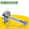 Replace For John Deere Blade Spindle AM39914 30" 50" Mower Decks Center Pulley