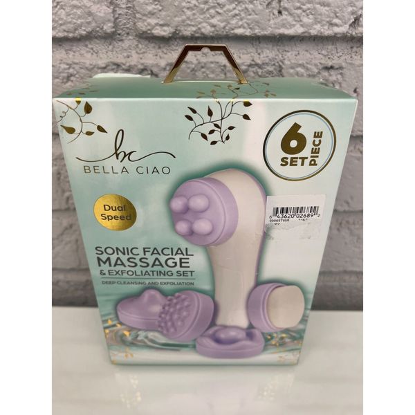 Bella Ciao Dual Speed Sonic Facial Massage & Exfoliating Set