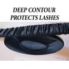 Sleep Mask Contoured Protects Your Eye Lashes Thick Soft Blackout Mask