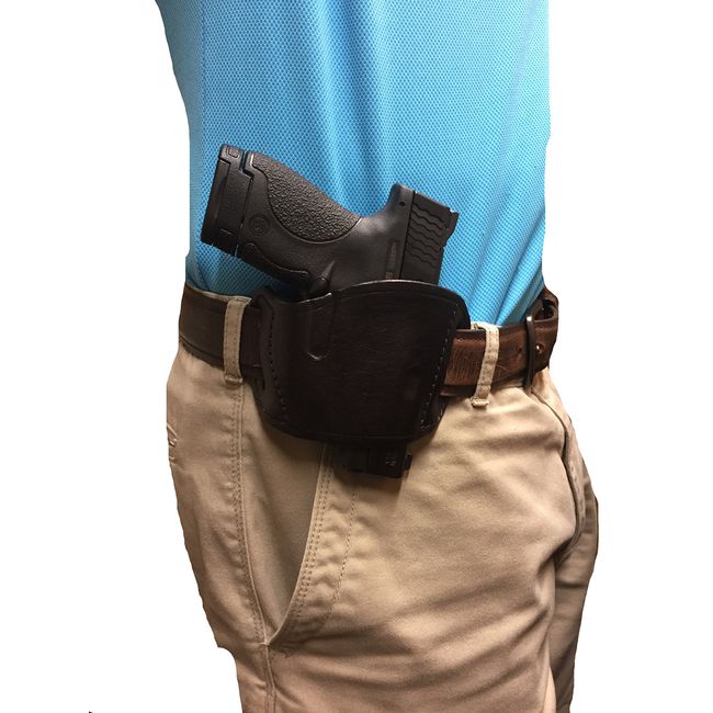 Leather Gun Holster fits S&W SD9, SD40