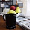 Party Essentials 8-Ounce Hard Plastic Coffee Cups, 10-Count, Black