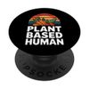 Vegetarischer Mensch auf Pflanzenbasis PopSockets Klebender PopGrip