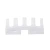 M METERXITY 2 Pack Badminton Stringing Racquet Load Spreader - Badminton Pressure Reducer Stringing Protector Threading Machine Adapter for Repair Fixing (White)