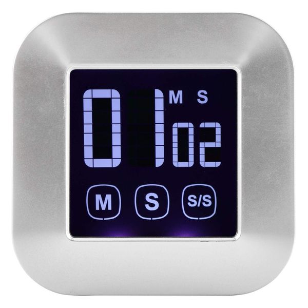 Nikou Touch Screen Kitchen Timer Digital Timer with Large LED Display Electronic Cooking Reminder