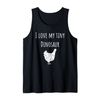 Chicken Poultry Chick Egg Love Coop Rooster Tiny Dinosaur Tank Top