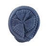 C.C Trendy Warm Chunky Soft Stretch Cable Knit Beanie Skully, Dk Denim