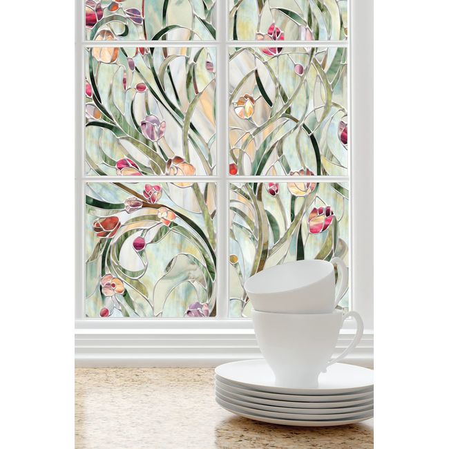 Artscape Spanish Garden Window Film 24" x 36"