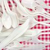 Blue Sky Plastic Soup Spoon, White, 400 count