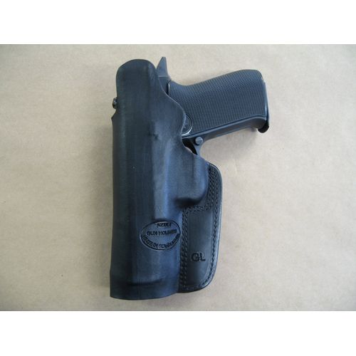 Azula IWB Leather in Waistband Concealed Carry Holster for S&W 5900, 5904, 910, 915 BLACK RH