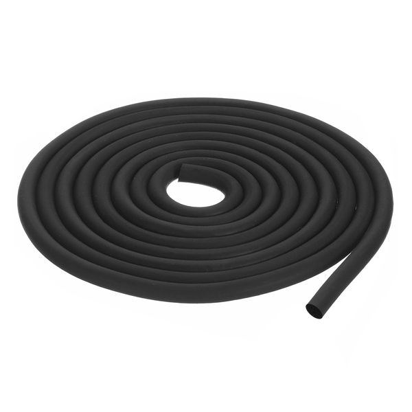 sourcing map Foam Rubber Weather Seal Strip, 7mm(9/32") Diameter 2.5 Meters (8.20Ft) Long Round EPDM Rubber for DIY Gasket, Warehouse, Pads, Foam Tubing, Crafts