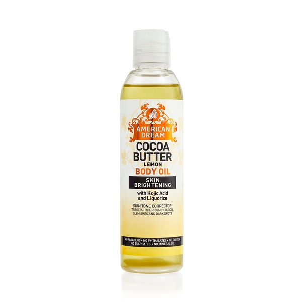 American Dream Cocoa Butter Body Oil 200ml - Choose from 3 different formulations (Lemon)