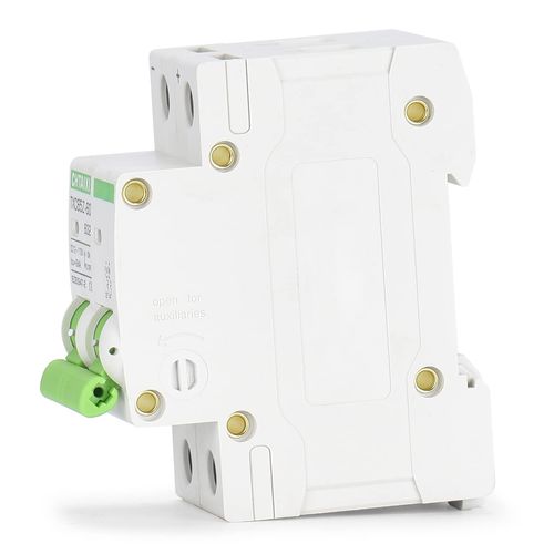 12V-110V DC Miniature Circuit Breaker, 6 Amp 2 Pole Battery Breaker Protector for Solar PV System and RV, Thermal Magnetic Trip, DIN Rail Mount, Chtaixi DC Disconnect Switch B6