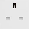 BG EMUKSW | White | 13A 2 Module Euro Module UK Unswitched Socket