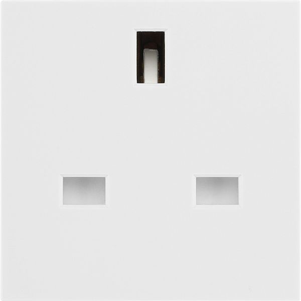 BG EMUKSW | White | 13A 2 Module Euro Module UK Unswitched Socket