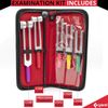 Cynamed Color Coded Tuning Fork Crystal Tuning Fork for Healing Medical Tools