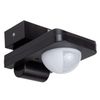 Maclean MCE243 B Infrared motion sensor with twilight sensor 360° degree detection range up to 20m Sensor IP65 max 2000W (Black)