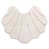 Cotton Shell Toilet Mat 60 X 73 cm Ivory