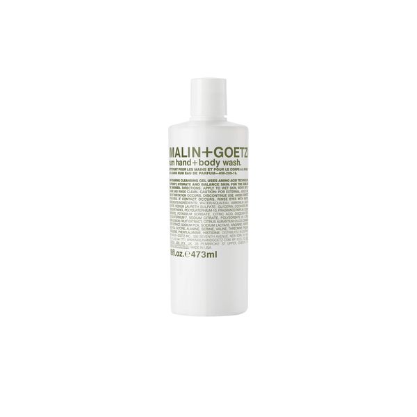 Malin + Goetz Rum Hand + Body Wash — cleansing, purifying, hydrating women and men’s , all skin types, dry, sensitive. No stripping or irritation. Cruelty-free and vegan 16 Fl oz